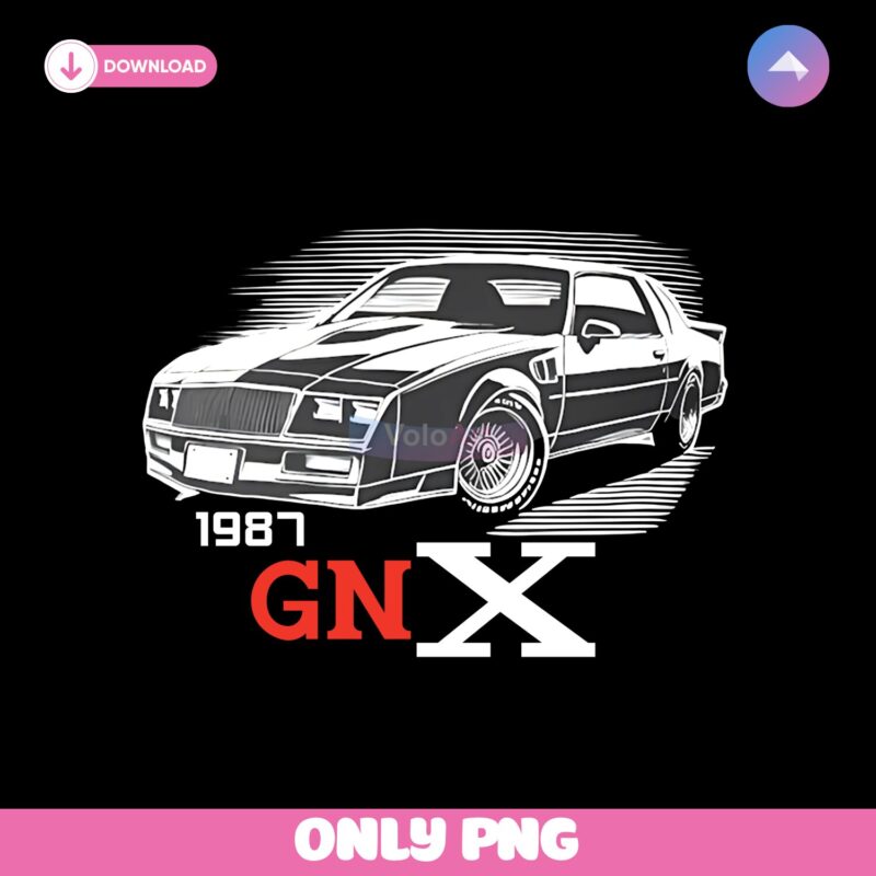 1987 GNX Grand National Experimental Png
