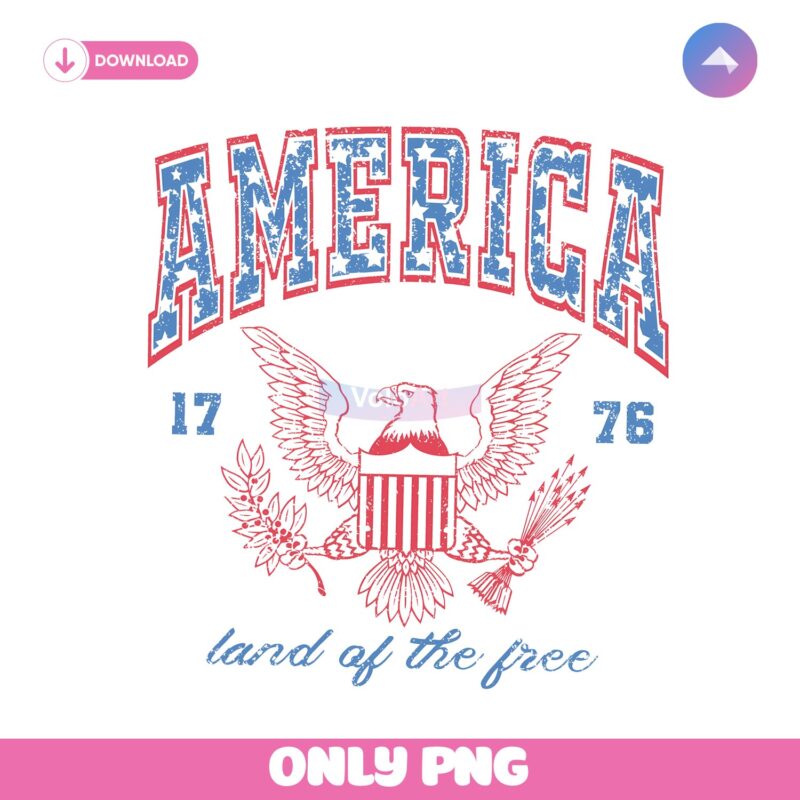 America 1776 Land Of The Free USA Png