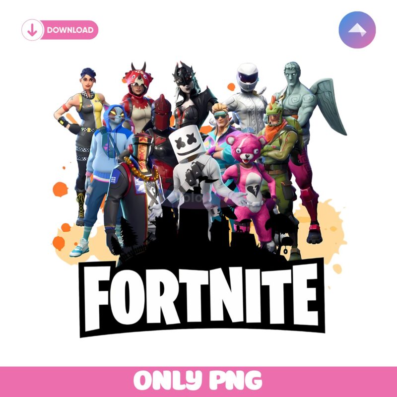 Fortnite Gaming Marshmallow Png Sublimation