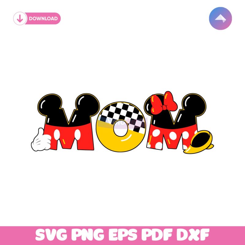 Mom Magic With Mickey And Minnie Disney SVG