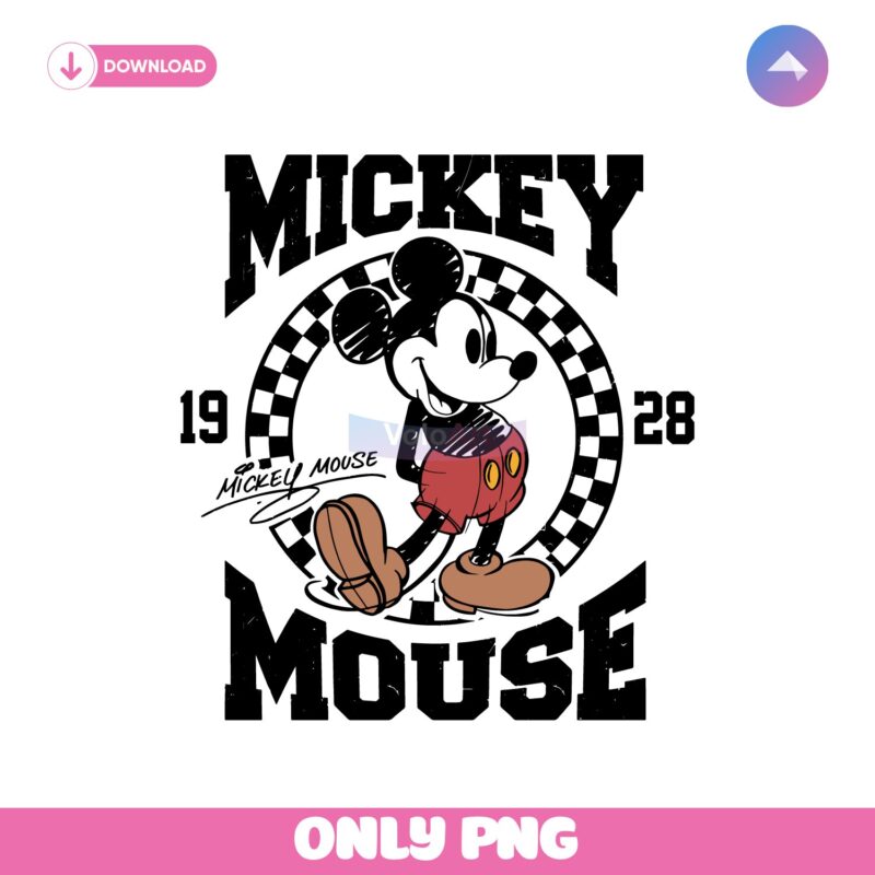 Retro Disney Mickey Mouse Walt Disney World Png