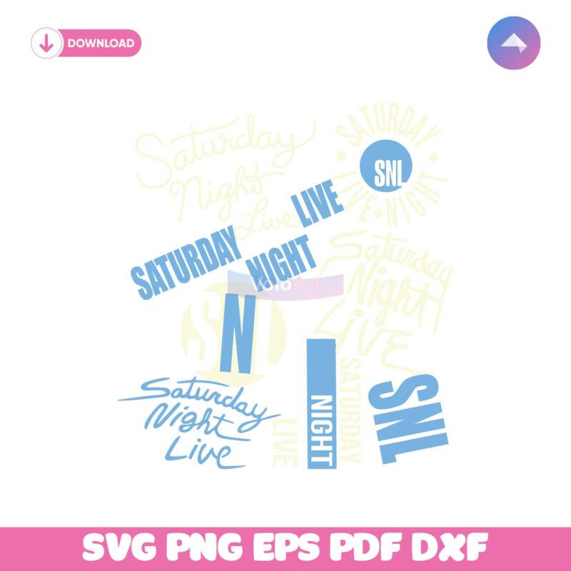 Saturday Night Live SNL Comedy Show Svg