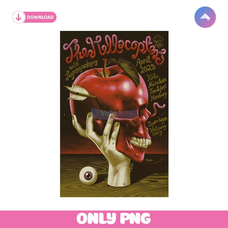 The Hellacopters Band 2025 Tour Overdriver Png
