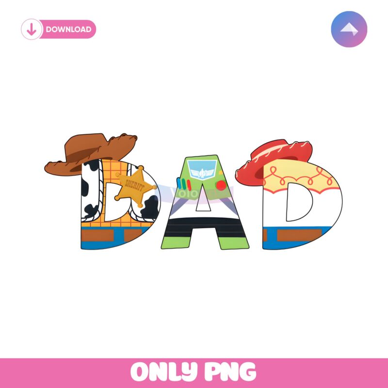 To Infinity And Dad Toy Story Fathers Day PNG