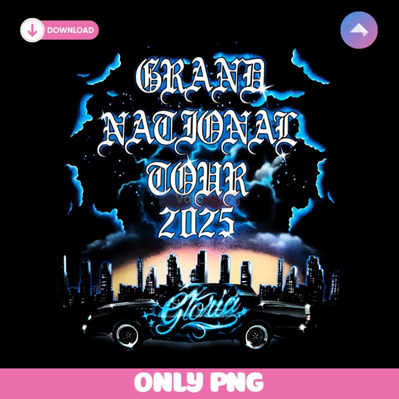 2025 Grand National Tour Gloria Sublimation PNG