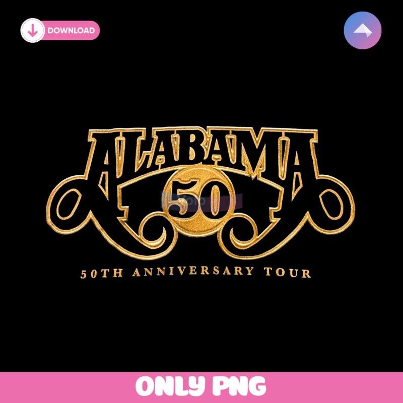 Alabama 50Th Anniversary Tour 2025 PNG
