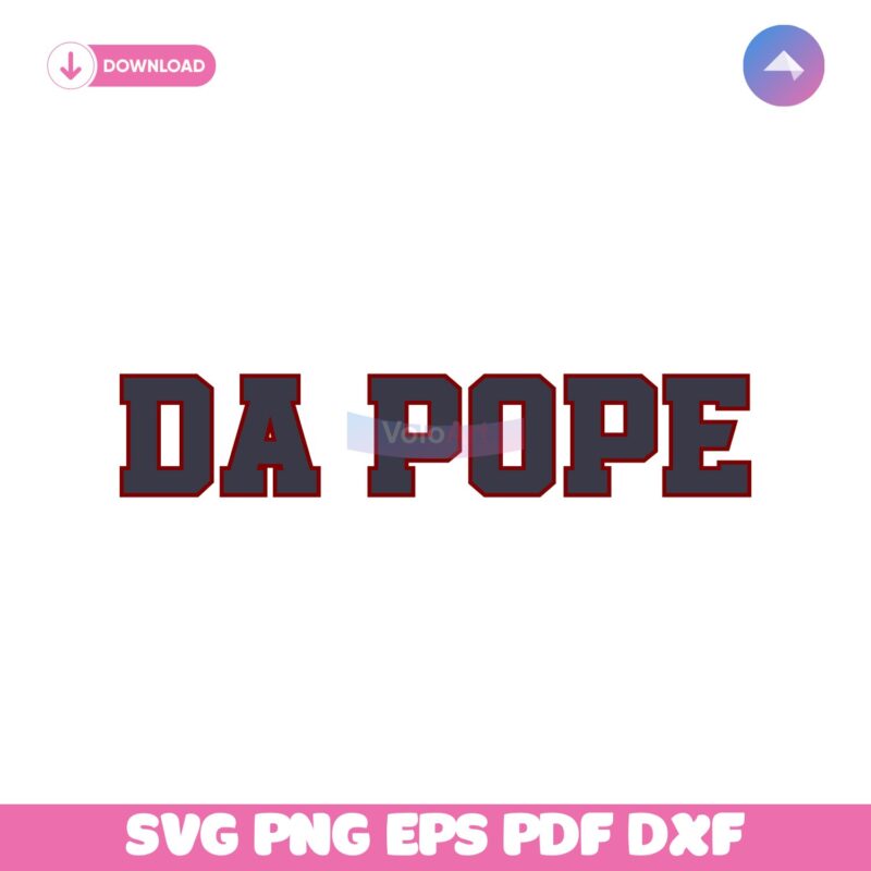 Da Pope Robert Prevost Pope Leo Xiv SVG