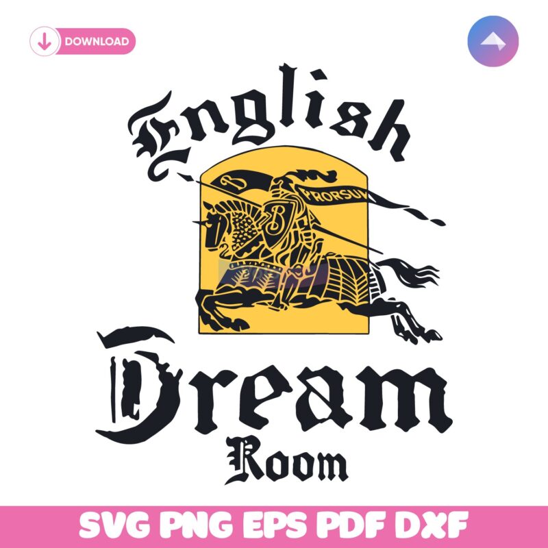 English Dream Room Burberry Slogan Chris Brown SVG