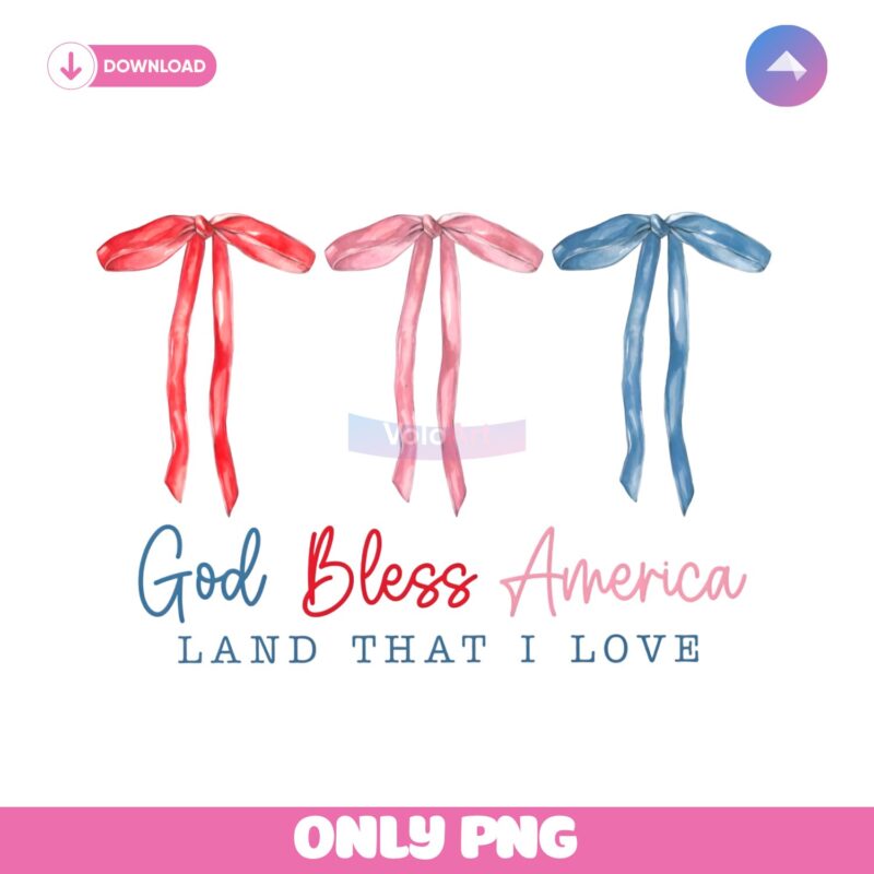 God Bless America Coquette Land That I Love PNG