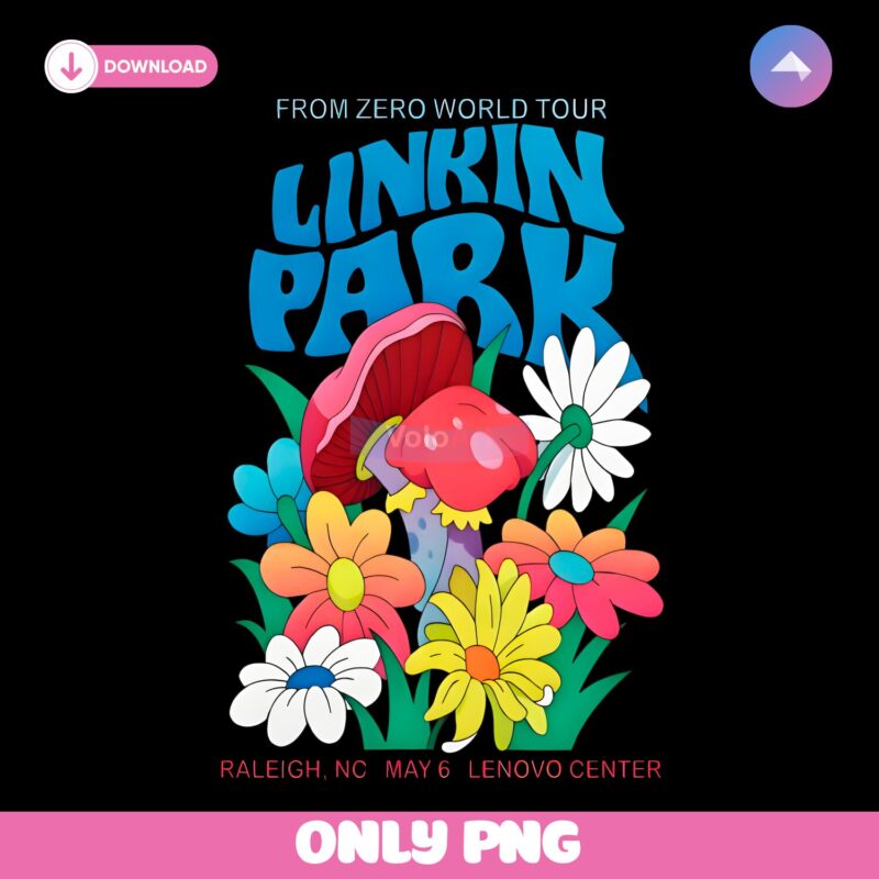 Linkin Park Raleigh 2025 Lenovo Center Nc PNG
