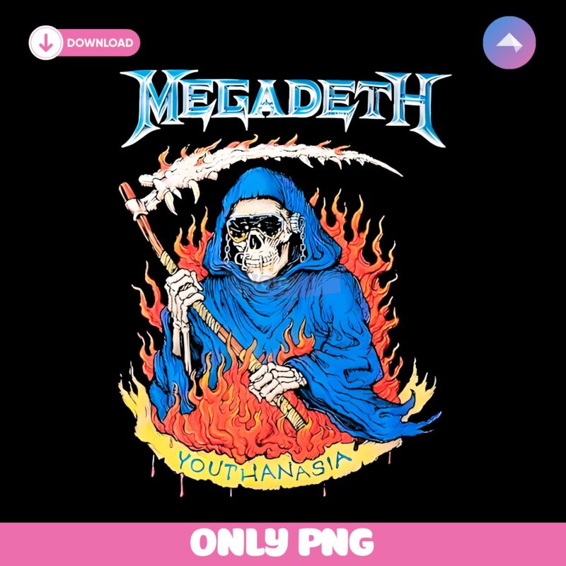 Megadeth Youthanasia Grim Reaper PNG