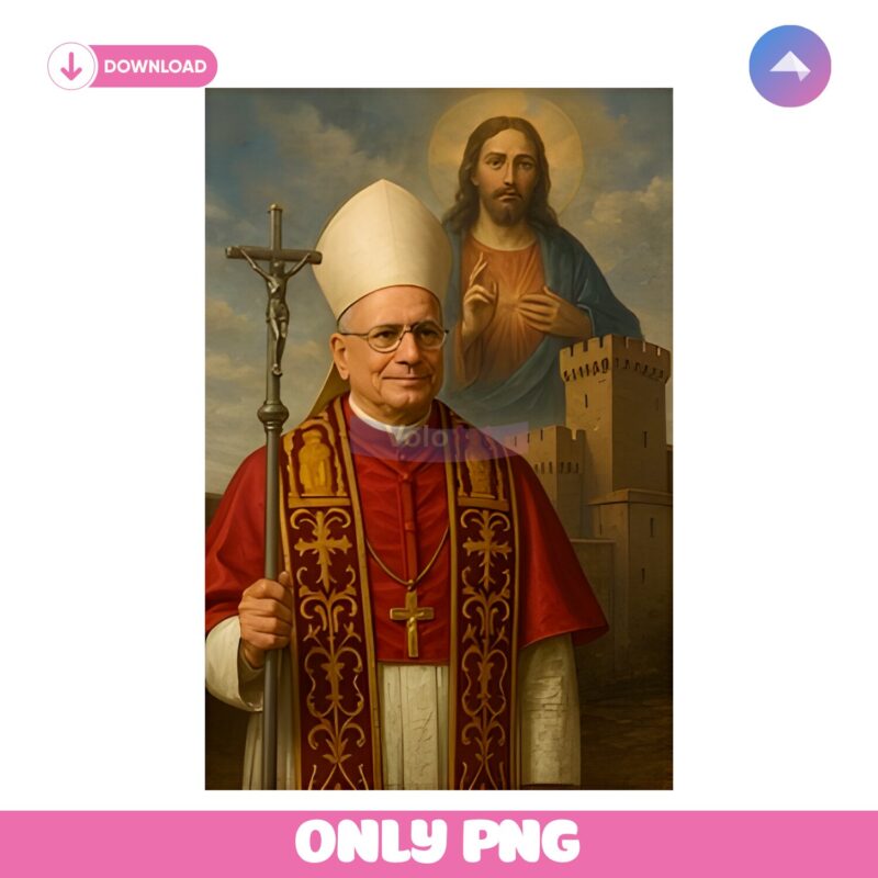 New Pope Robert Prevost Pope Leo Xiv PNG