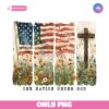 One Nation Under God America Christian Brushstroke PNG