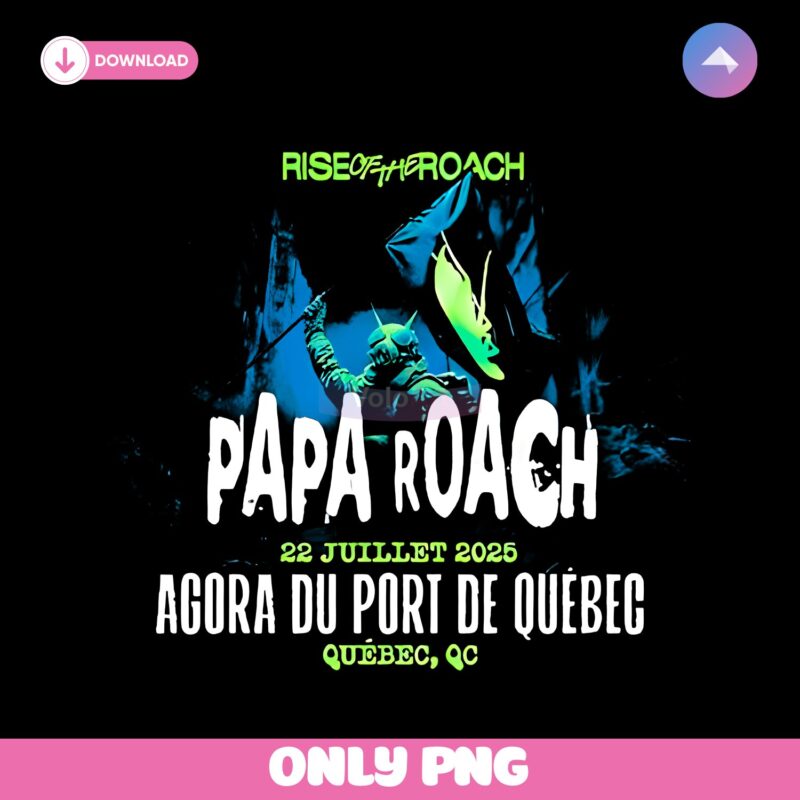 Papa Roach Rise Of The Roach Tour For Show PNG