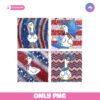 Patriotic Goose Funny 4Th Of July Usa Glitter PNG Sublimation Design