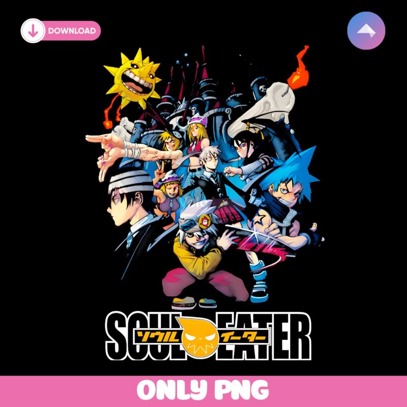 Planet Z Soul Eater Anime PNG Sublimation