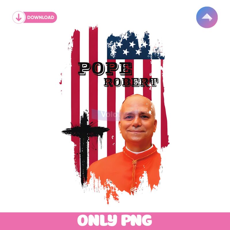 Pope Robert Francis Prevost Flag Usa PNG