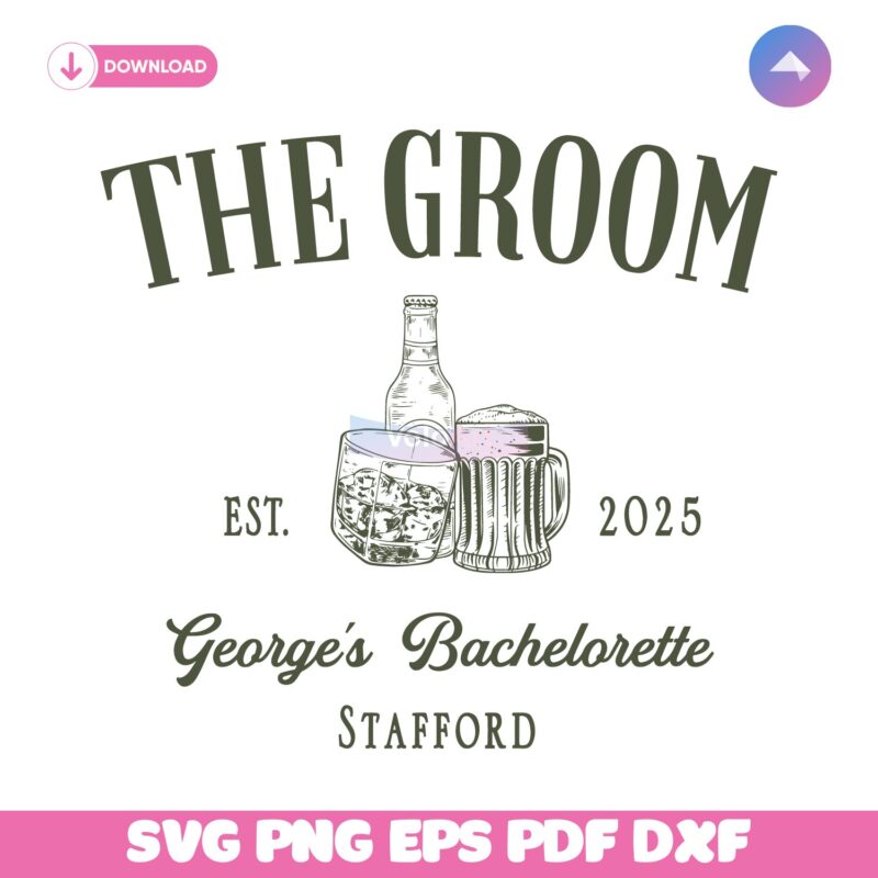 The Groom And The Guys Party Bachelorette Party SVG