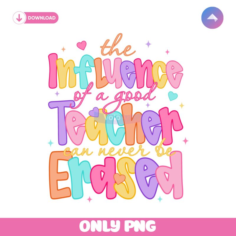 The Influence Of A Good Teacher Can Never Be Erased PNG