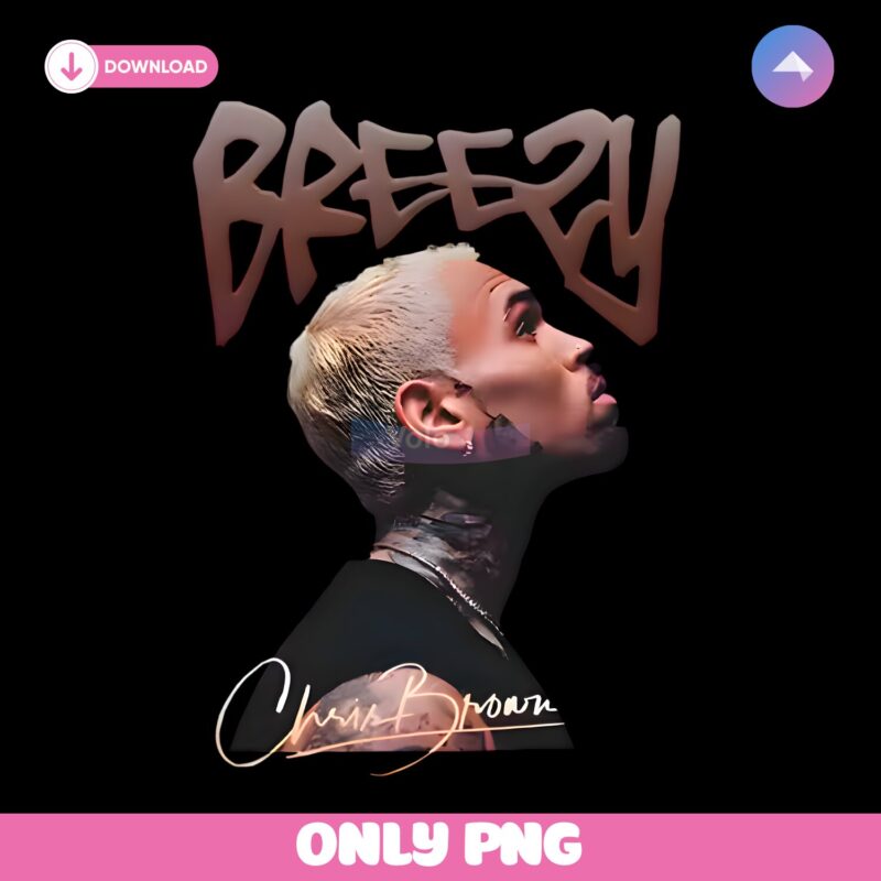 Chris Brown Breezy Bowl Xx 2025 Concert Graphic PNG