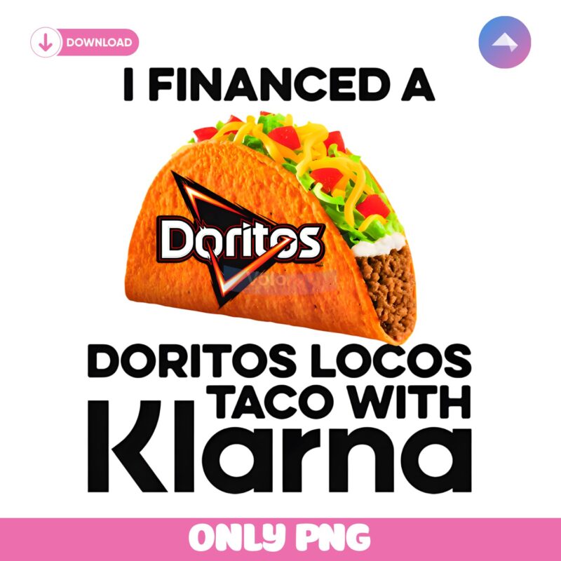 Doritos Locos Taco Klarna Meme Funny Finance App PNG