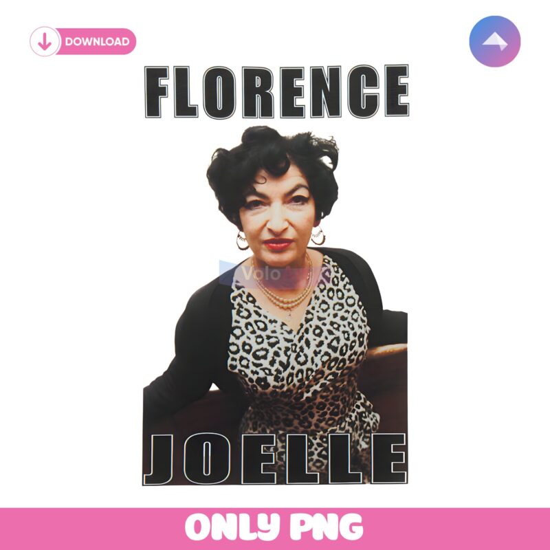Florence Joelle Vintage Photo Mcqueen Style Graphic Retro Portrait PNG