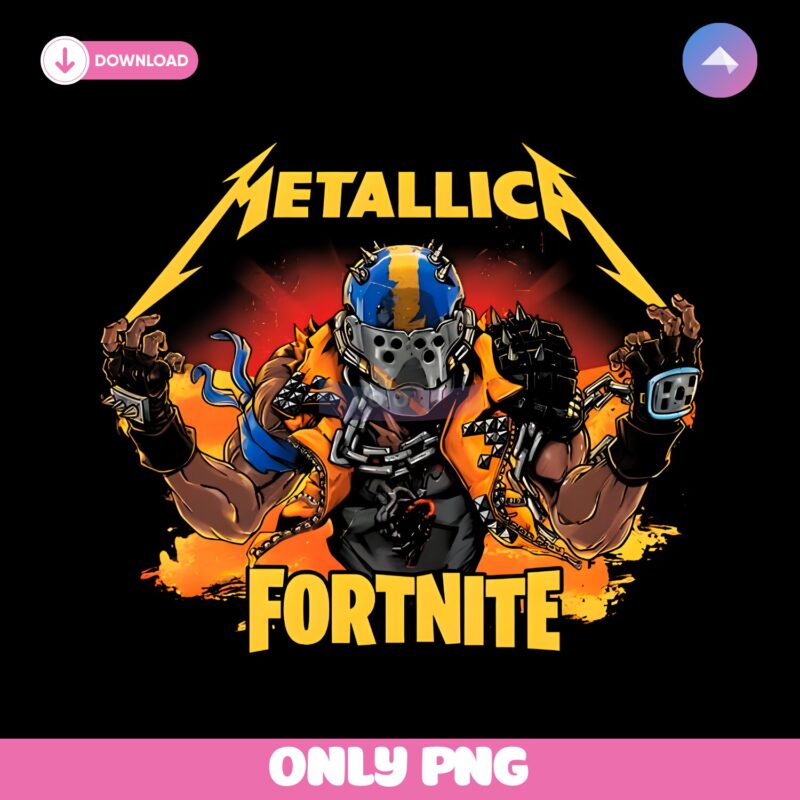 Fortnite Metallica Fury Rock Guitar PNG