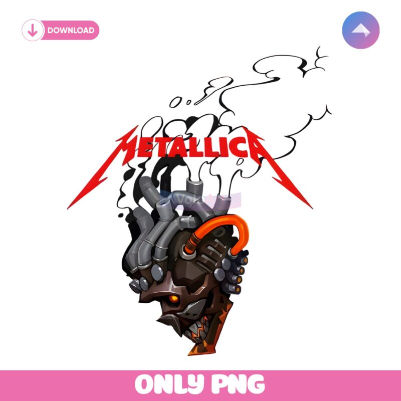 Fortnite Metallica Rust Demon Head Collab PNG