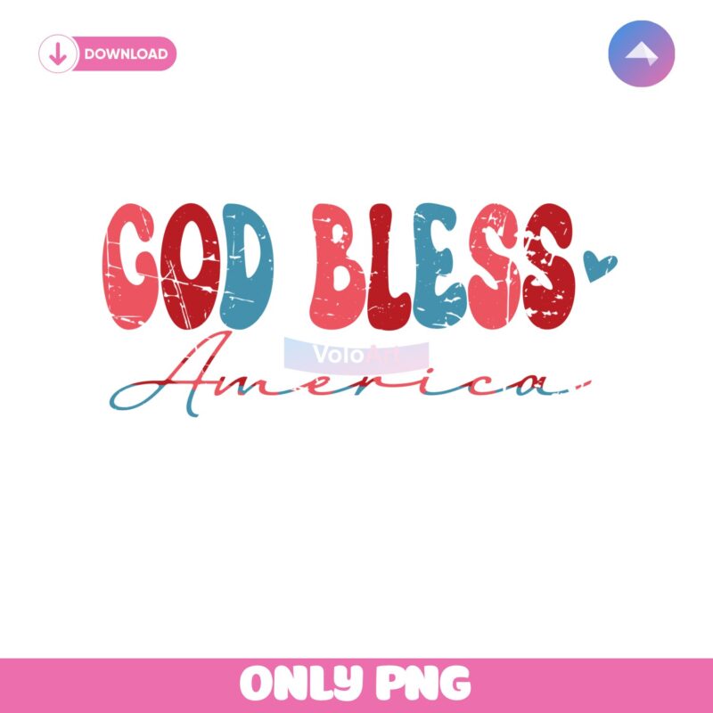 God Bless America Coquette Patriotic PNG
