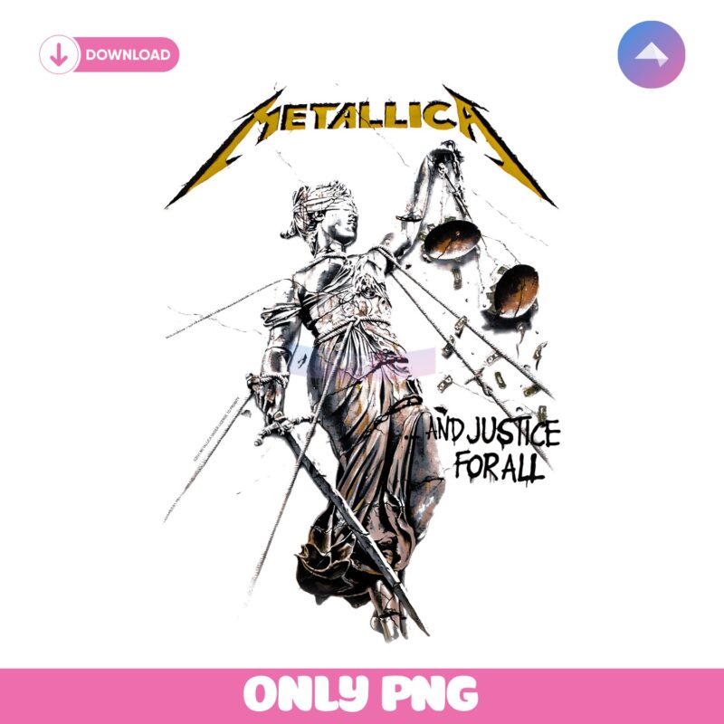 Metallica And Justice For All Album Cover PNG