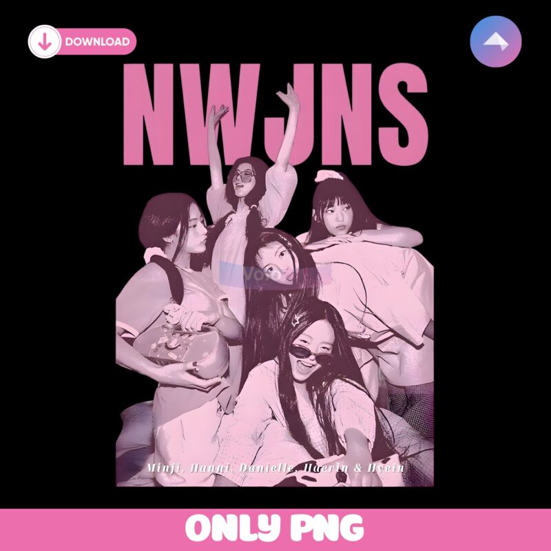 Newjeans Kpop Group Aesthetic Vintage Retro PNG