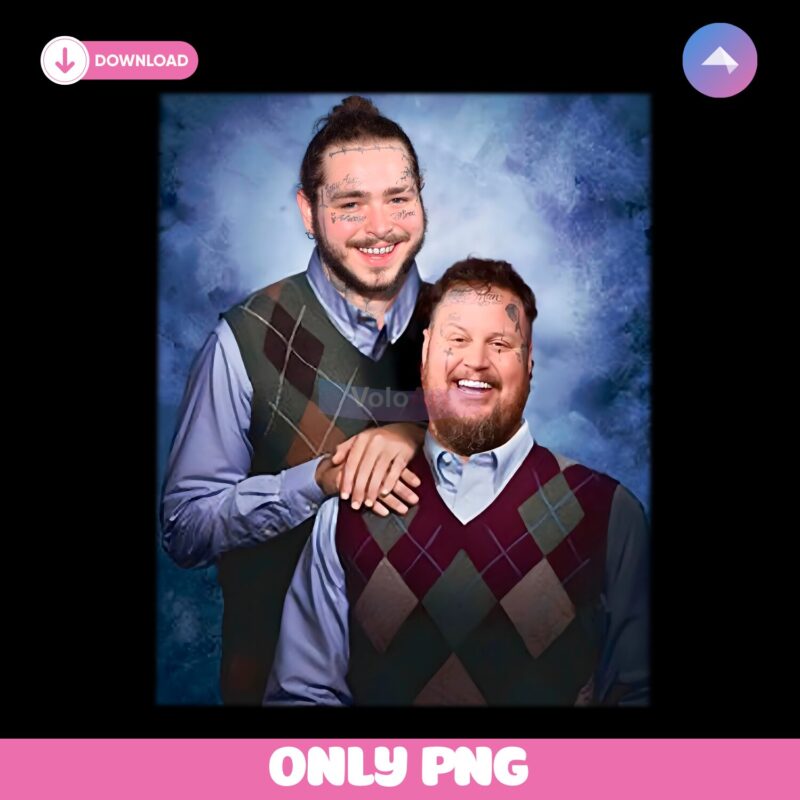 Post Malone And Jelly Roll Step Brothers Meme Concert 2025 PNG