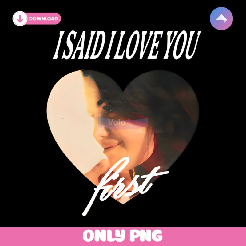 Selena Gomez I Said I Love You First Heart Red PNG