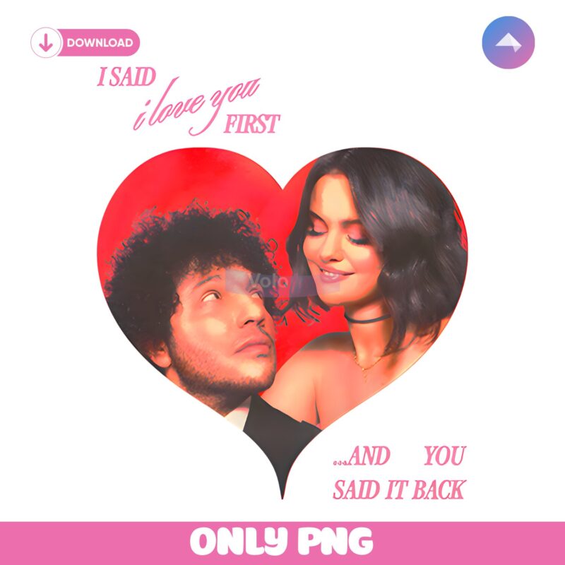 Selena Gomez Said I Love You First And You Said It Back Couple Love PNG