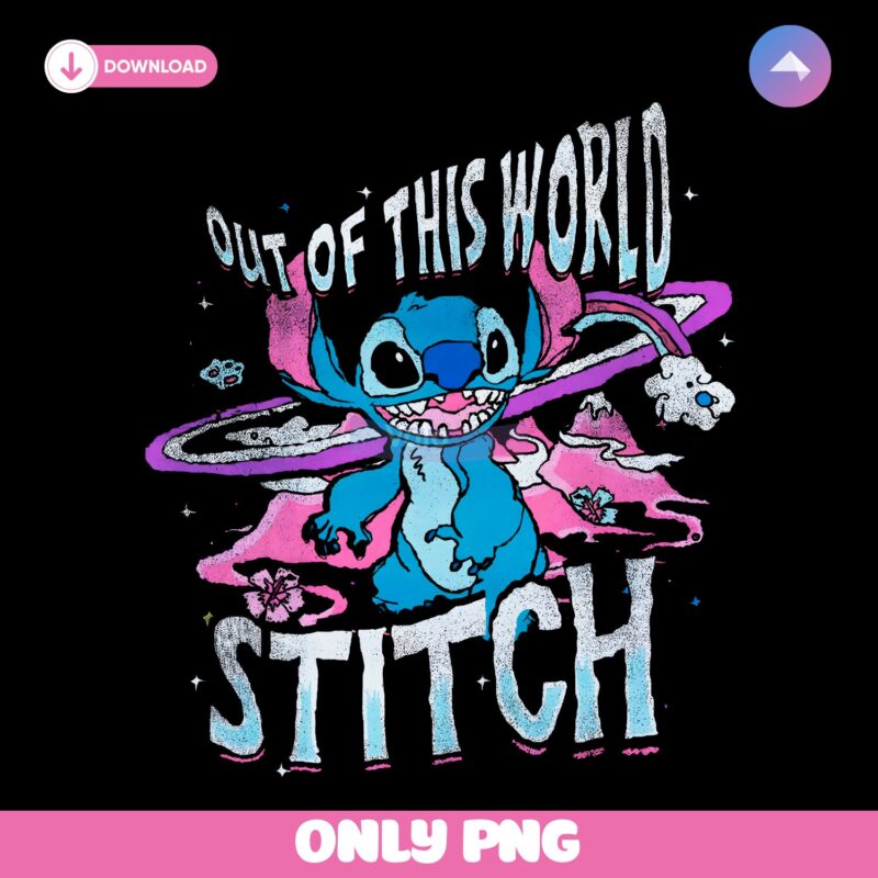 Stitch Out Of This World Space Adventure PNG