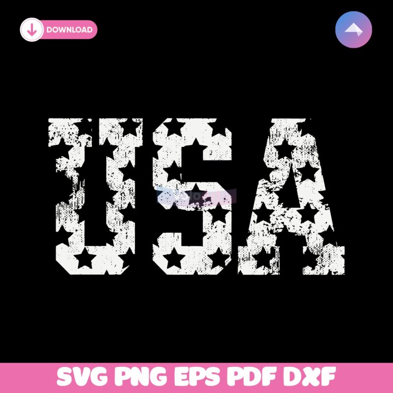 Vintage Distressed Usa God Bless America SVG