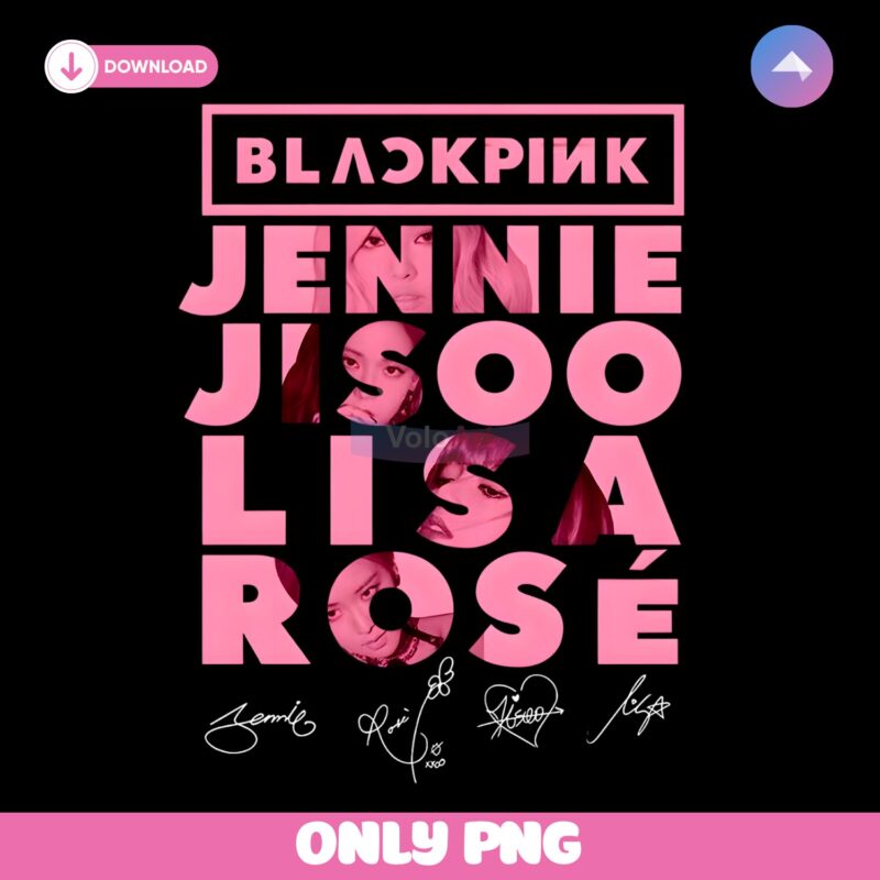 Blackpink World Tour 2025 Kpop Concert Tee Jisoo Jennie Lisa Rose Fan Merch PNG