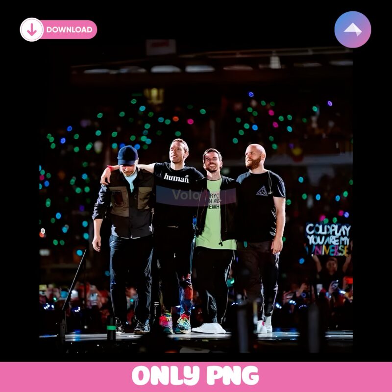 Coldplay Live Concert Band Photo Music Legends PNG