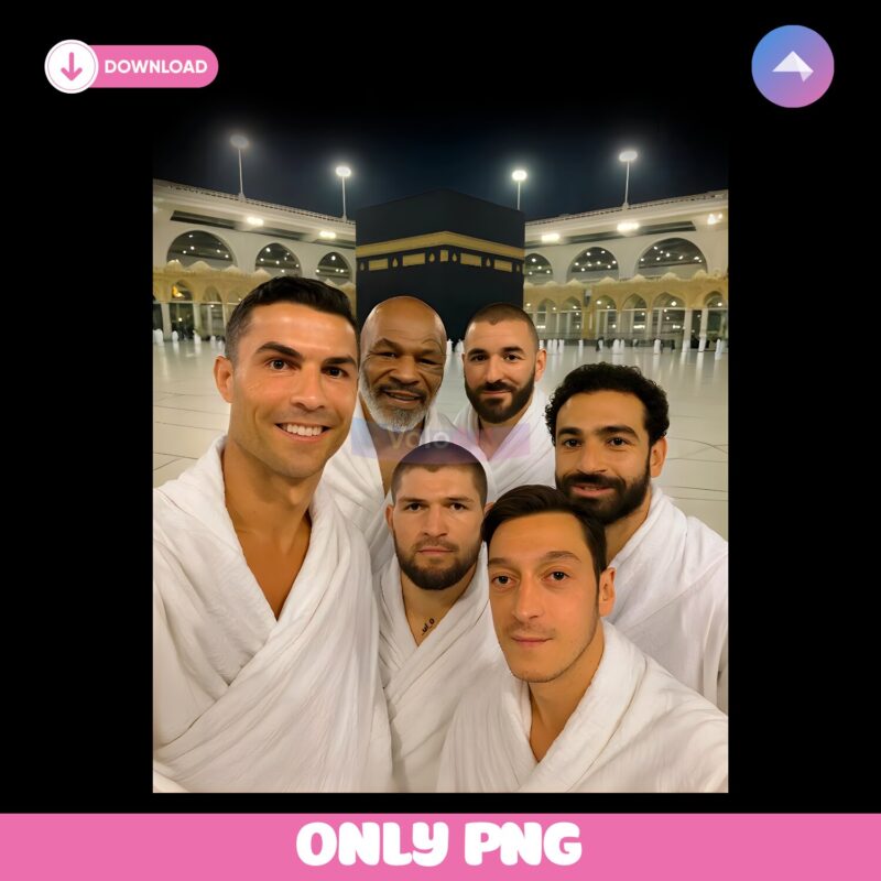 Cristiano Ronaldo Hajj Pilgrimage Muslim Unity Mecca PNG