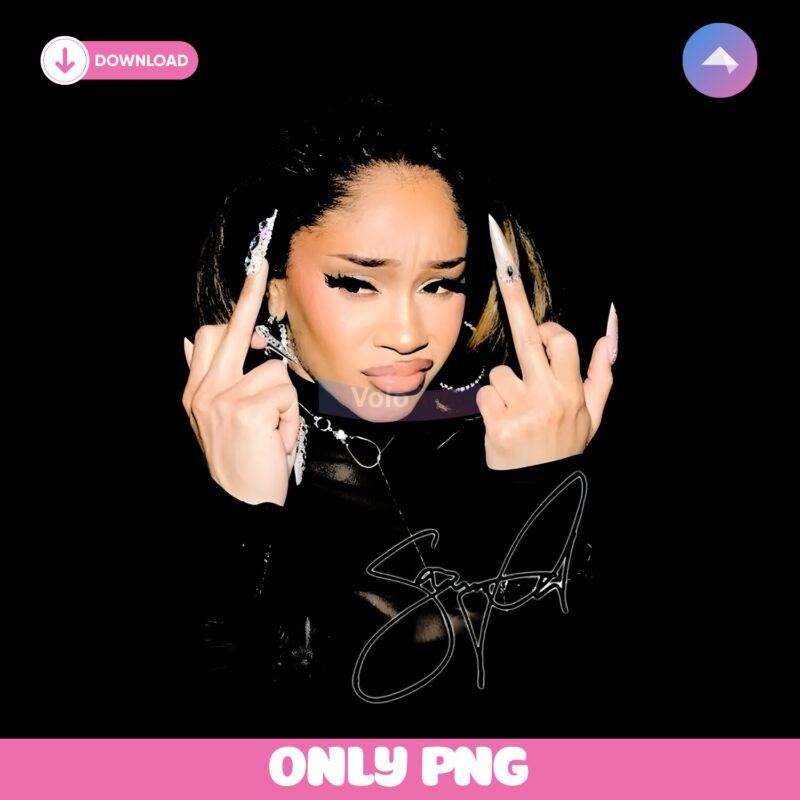 Saweetie Attitude Pose Urban Streetwear Portrait PNG